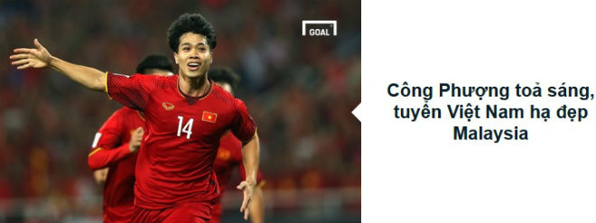ĐT Việt Nam hạ đẹp Malaysia: Công Phượng rực rỡ trên báo châu Á - 2